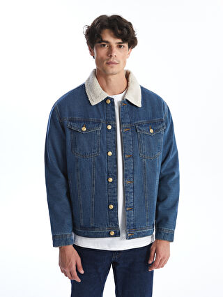 Slim Fit Men's Jean Jacket -W42798Z8-H45 - W42798Z8-H45 - LC Waikiki