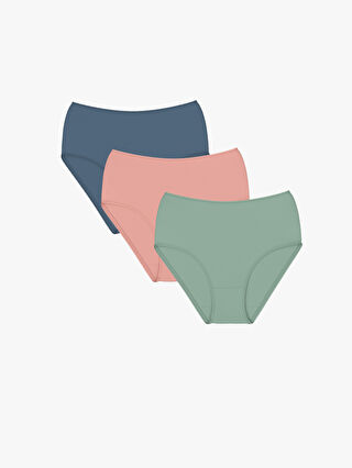 Straight Classic Panties 3-Pack -W45821Z8-VLG - W45821Z8-VLG - LC Waikiki