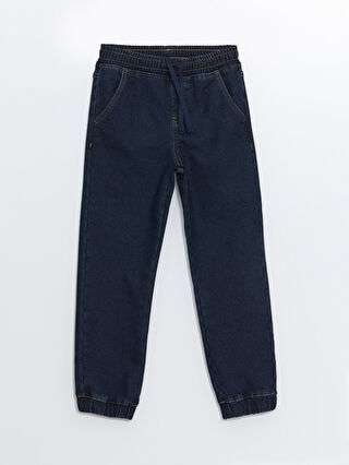 Elastic Waist Boy Denim Trousers -W4BR24Z4-309 - W4BR24Z4