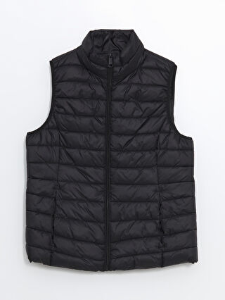 eLLa ⚫︎big collar gilet (mix)⚫︎ ellazhu Women's Funky Lapel Collar Cardigan Vest Solid Color