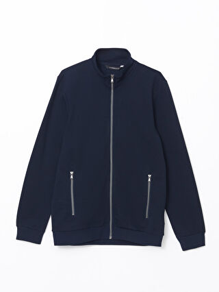 卸売 Men's Sleeve Long Neck Funnel Zip-Up -S50831Z8 Sweatshirt テープ・マスキングテープ