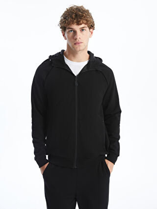 Ruler paint denim zip hoodie – YZ
