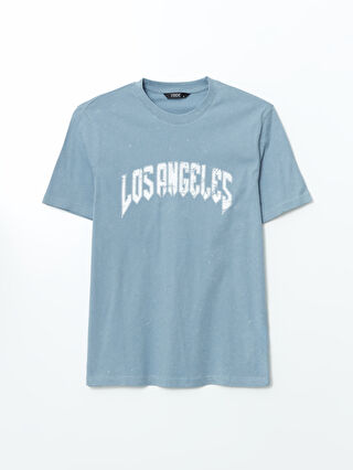 XSIDE Crew Neck Printed Men's T-Shirt -S5FE55Z8-VBW