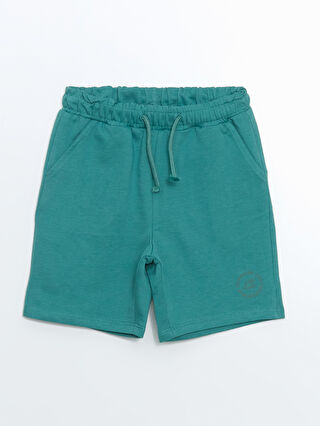 Basic Elastic Waist Boy Shorts -S5IA02Z1-GVZ - S5IA02Z1-GVZ