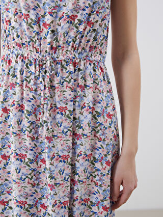 入荷now 口コミ Floral Printed Pleated Women's Dress -S5IY99Z8-LT4 コスプレ衣装
