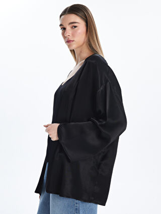 LC WAIKIKI Shawl Collar Oversize Satin Women's Kimono
