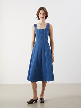 Woman INDIGO Jean Dress -S5QK43Z8-311 - S5QK43Z8-311 - LC Woman INDIGO Jean Dress -S5QK43Z8-311 - S5QK43Z8-311 - LC