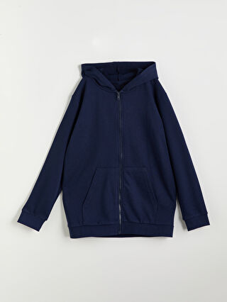 LC WAIKIKI Hooded Boys' Zip-Up Sweatshirt -S31379Z4-JC7
