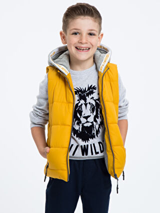 Boys yellow new arrivals vest