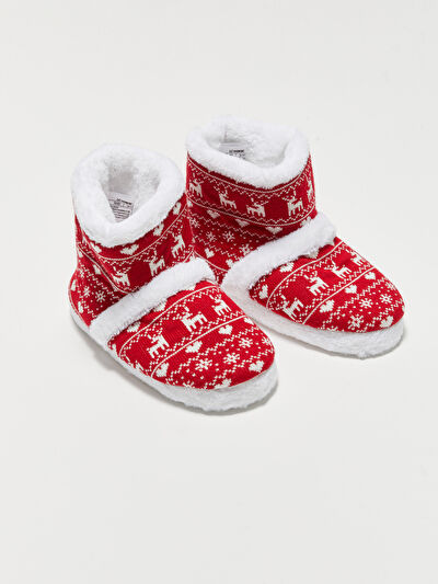 Baby girl christmas slippers discount