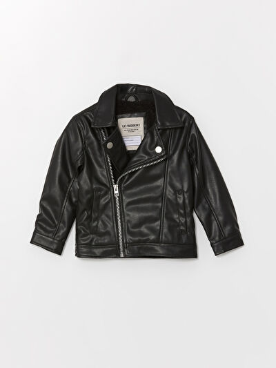 Kids wet look coat store