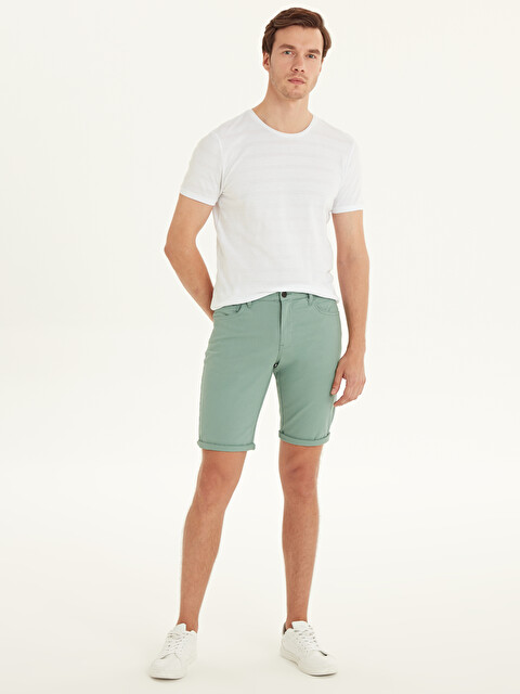 Slim Fit Arm&uuml;rl&uuml; Bermuda Şort - LC WAIKIKI