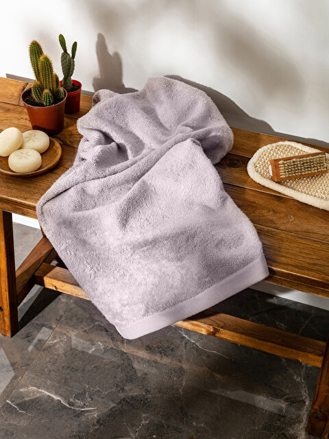 Plain Bamboo Face Towel 50x80 Cm - LCW HOME