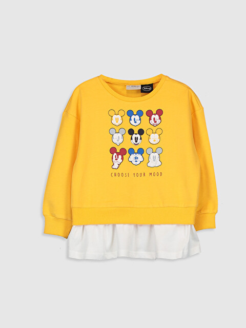 Kız &Ccedil;ocuk Mickey Mouse Sweatshirt