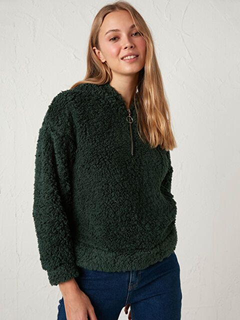 Sweatshirt Sweatshirt Kadin Uzun Sweatshirt Lc Waikiki