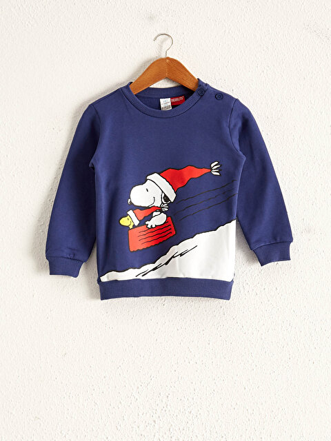 Erkek Bebek Snoopy Baskılı Sweatshirt - LC WAIKIKI