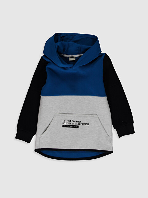 Erkek &Ccedil;ocuk Kap&uuml;şonlu Sweatshirt