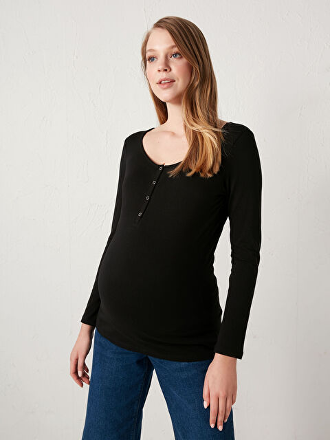 Outlet Hamile Elbisesi Jean Tisort Bluz Lc Waikiki