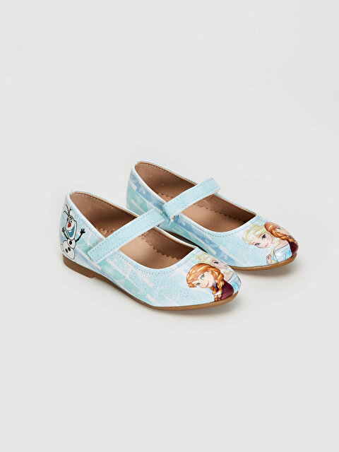 Kız Çocuk Frozen Lisanslı Babet Ayakkabı - LC WAIKIKI