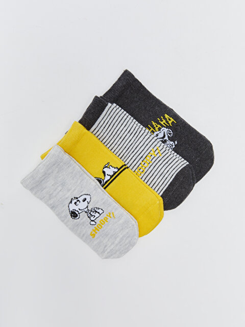 Snoopy Printed Baby Boy Socks 4 Pack - LC WAIKIKI
