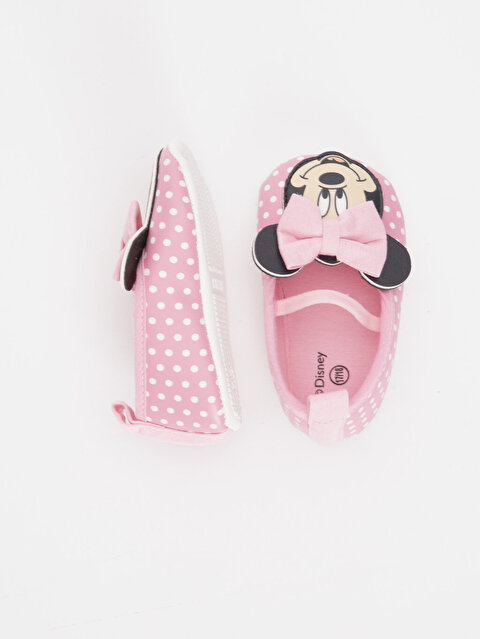 Kız Bebek Minnie Mouse Baskılı Babet Ayakkabı - LC WAIKIKI