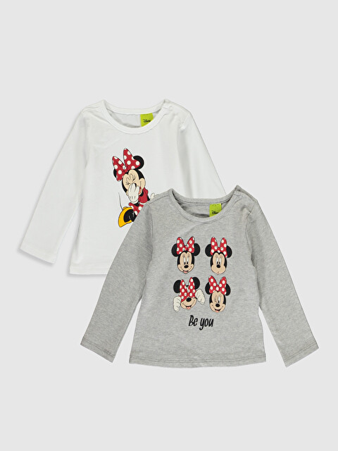 Yenidoğan Minnie Mouse Desenli Tiş&ouml;rt 2'li - LC WAIKIKI