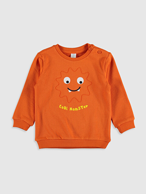 Erkek Bebek Desenli Sweatshirt - LC WAIKIKI