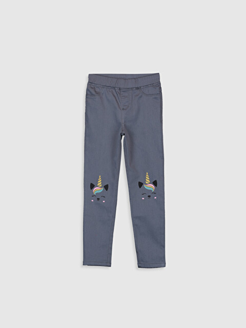 Kız &Ccedil;ocuk Skinny Gabardin Pantolon - LC WAIKIKI