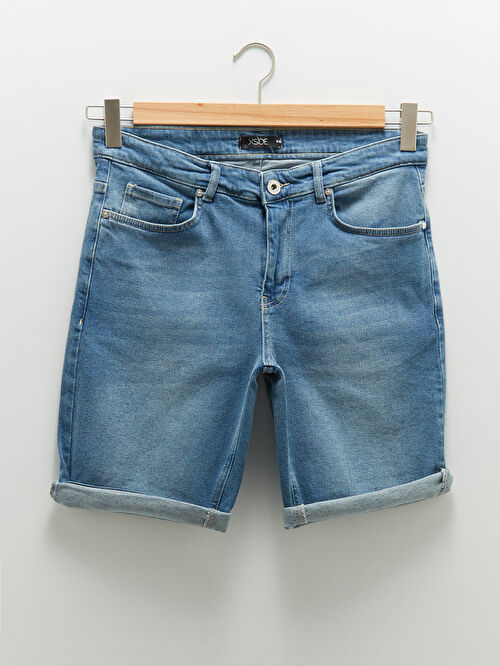 Siyah Xside Standart Kalip Erkek Jean Sort Lc Waikiki