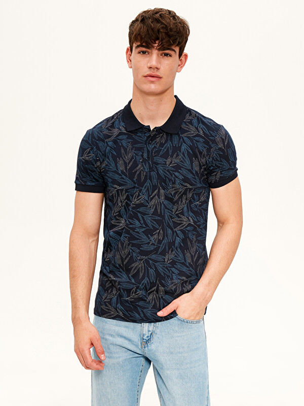 Polo Yaka Desenli Tiş&ouml;rt - LC WAIKIKI