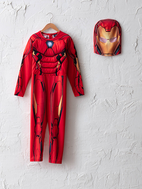 Bisiklet Yaka Uzun Kollu Erkek &Ccedil;ocuk Avengers Kost&uuml;m - LC WAIKIKI