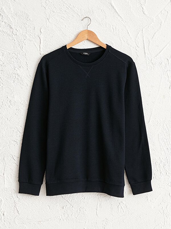 Bisiklet Yaka Basic Sweatshirt - LC WAIKIKI