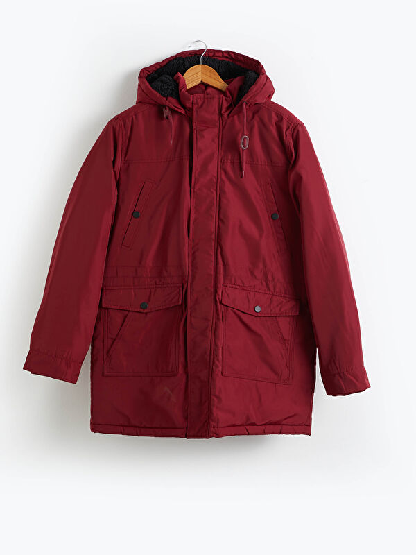 LCW CLASSIC Rahat Kalıp Kap&uuml;şonlu Kalın Parka - LC WAIKIKI