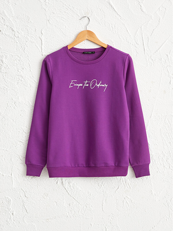 Yazı Baskılı Sweatshirt - LC WAIKIKI
