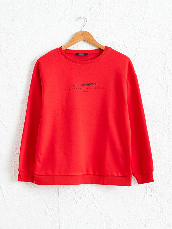 Yazı Baskılı Sweatshirt - LC WAIKIKI