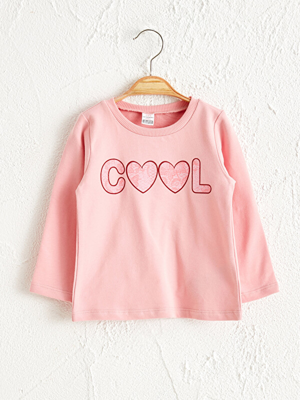 Kız Bebek Baskılı Sweatshirt - LC WAIKIKI