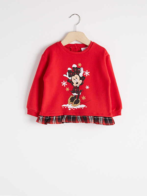 Kız Bebek Minnie Mouse Sweatshirt - LC WAIKIKI