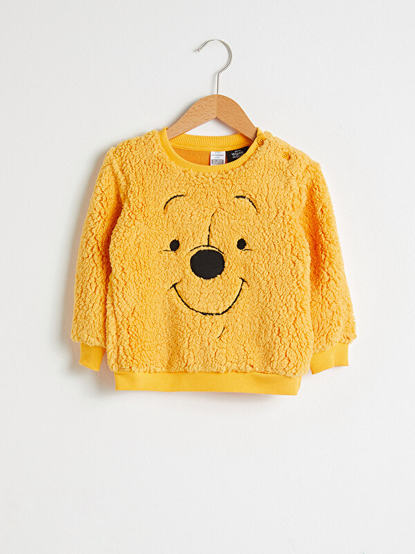 Erkek Bebek Winnie The Pooh Baskılı Sweatshirt - LC WAIKIKI