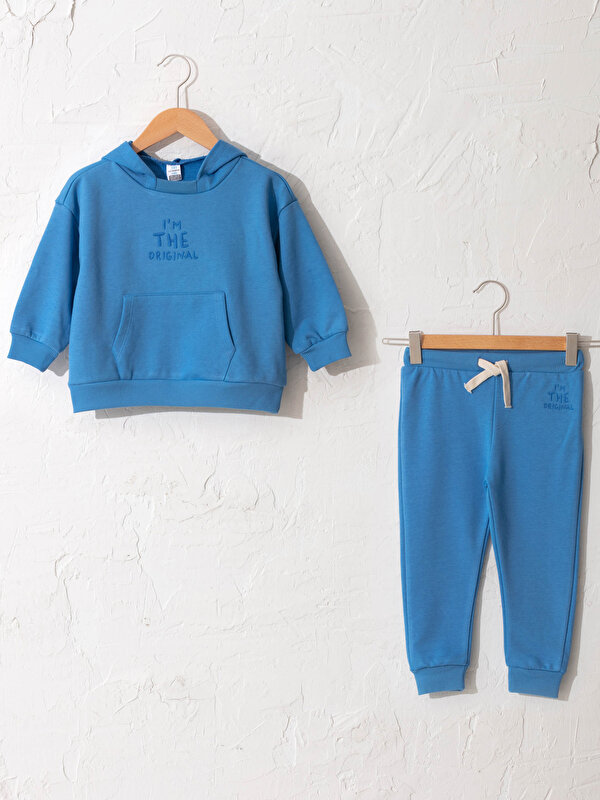 Erkek Bebek Oversize Sweatshirt ve Pantolon - LC WAIKIKI