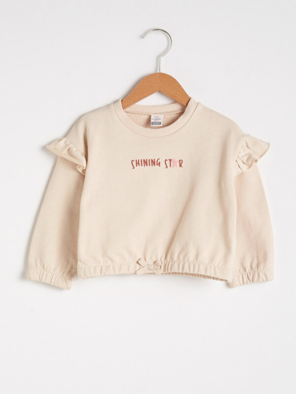 Kız Bebek Baskılı Sweatshirt - LC WAIKIKI
