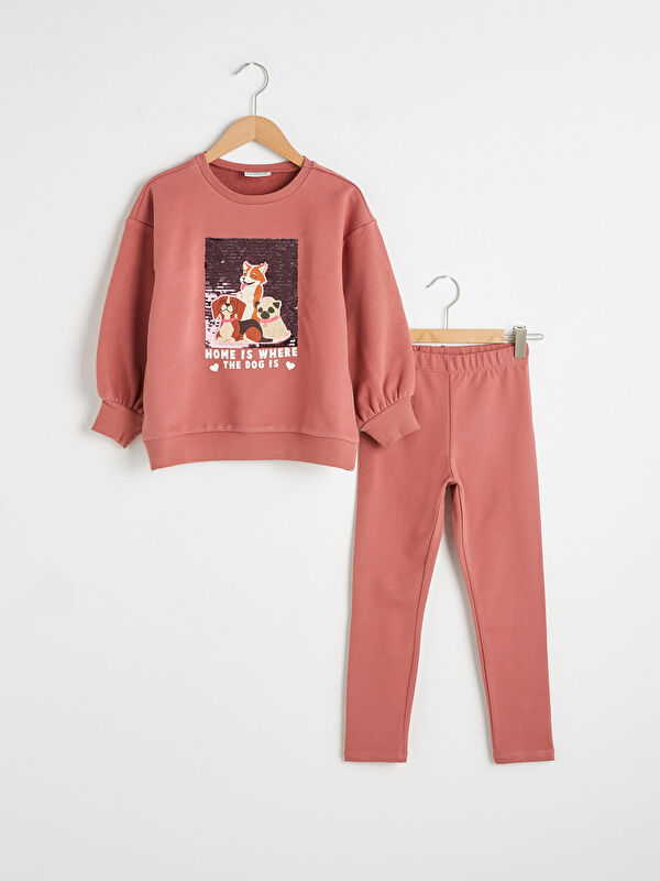 Kız &Ccedil;ocuk Sweatshirt ve Tayt
