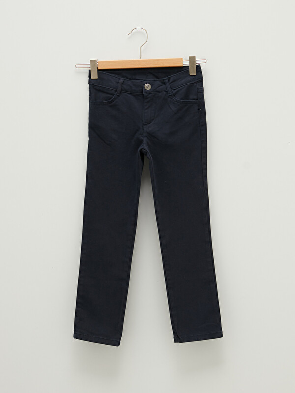 Slim Fit Gabardin Kız &Ccedil;ocuk Pantolon - LC WAIKIKI