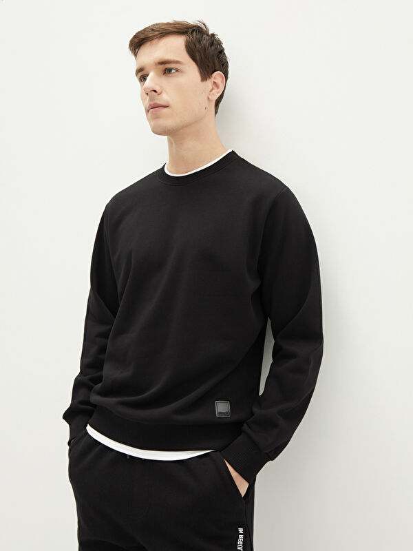 LCW CASUAL Bisiklet Yaka Uzun Kollu Erkek Sweatshirt - LC WAIKIKI