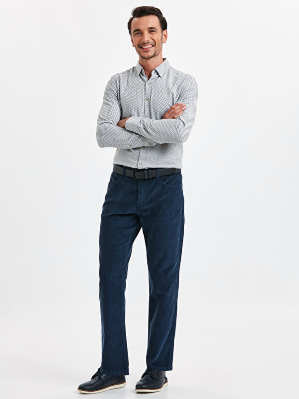 Normal Kalıp Kadife Chino Pantolon - LC WAIKIKI