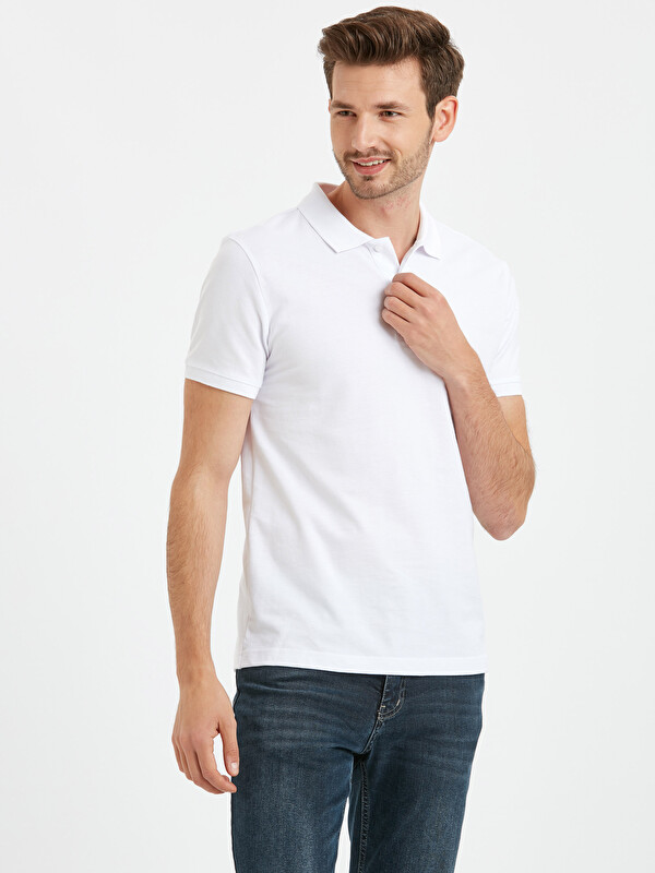 Polo Yaka Kısa Kollu Pike Basic Tiş&ouml;rt - LC WAIKIKI