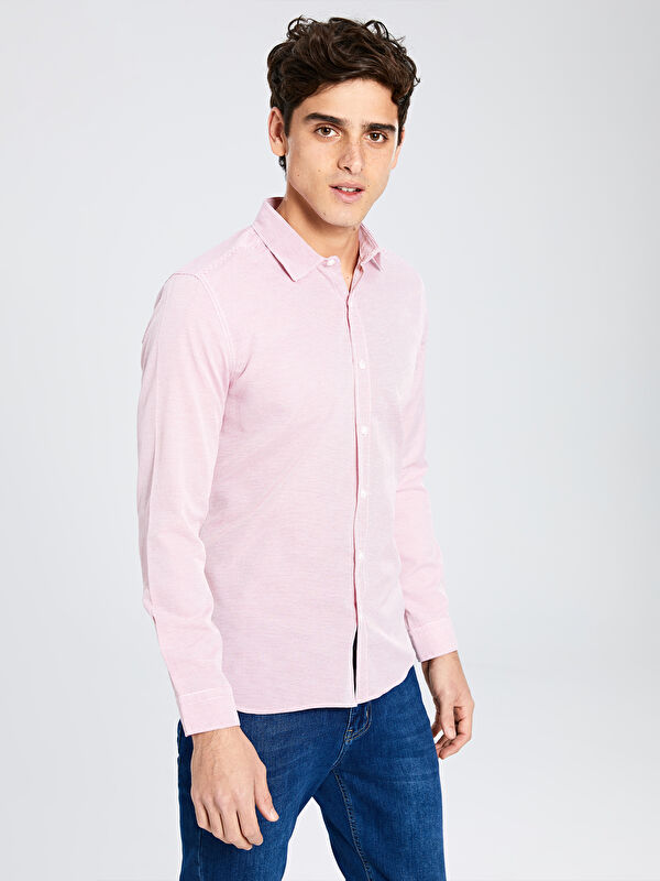 Ekstra Slim Fit Uzun Kollu G&ouml;mlek - LC WAIKIKI