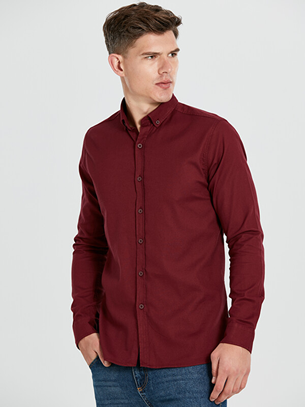 Ekstra Slim Fit Uzun Kollu G&ouml;mlek - LC WAIKIKI