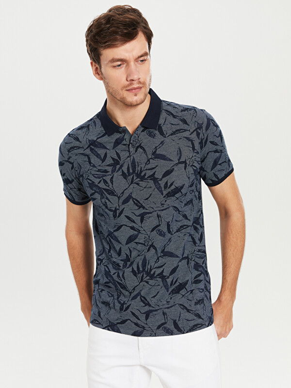Polo Yaka Desenli Pike Tiş&ouml;rt - LC WAIKIKI