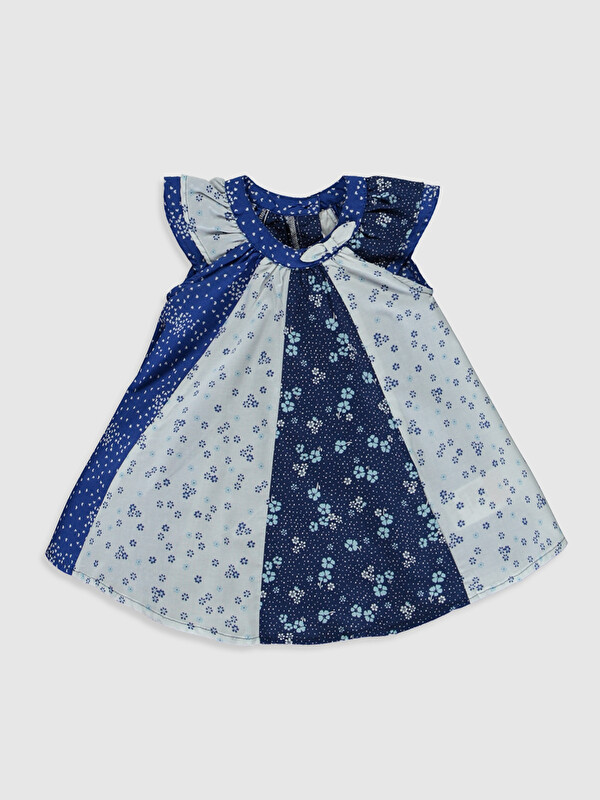 Kız Bebek Desenli Poplin Elbise - LC WAIKIKI