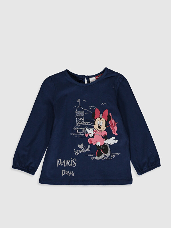 Kız Bebek Minnie Mouse Baskılı Tişört - LC WAIKIKI